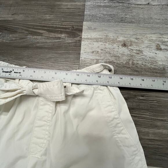 Polo Ralph Lauren White Mens Small Resort Beach Belted Paperbag Shorts Preppy - Picture 6 of 10